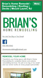 Mobile Screenshot of brianshomeremodeling.com
